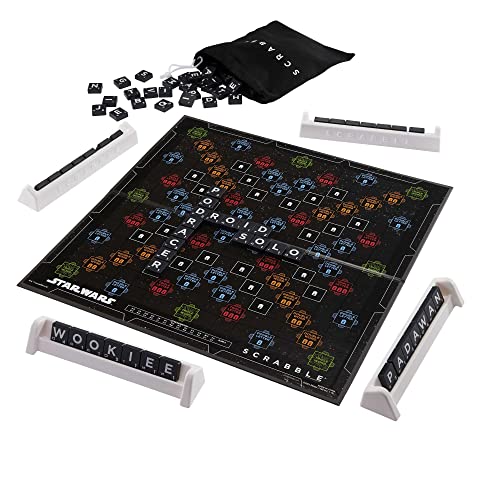 SCRABBLE Star Wars Edition, Brettspiel und Buchstaben, französische Version, HBN59 von SCRABBLE