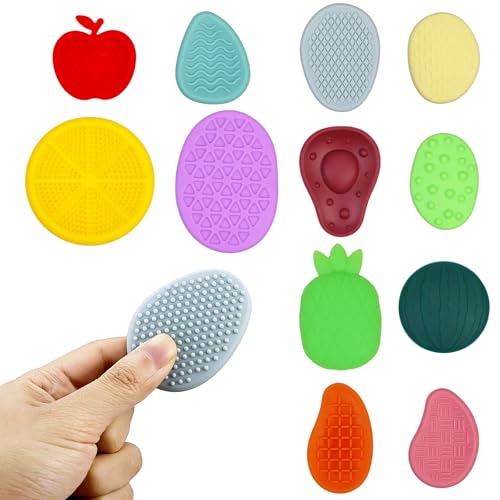 12 Stück Fidget Toys Sensory Stones, Sensorik Anti Stress Spielzeug, Stimming Toys Autism, Stressberuhigendes Spielzeug Für Kinder Erwachsene 12 Stück Fidget Toys Sensory Stones, Sensorik Anti Stress Spielzeug, Stimming Toys Autism, Stressberuhigendes Spielzeug Für Kinder Erwachsene von SCROLIEY
