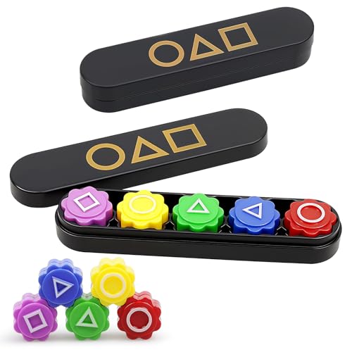 2 Stück Gonggi Koreanisches Spiel, koreanisches Spiel, traditionelles koreanisches Spiel, Handspiel mit bunten Steinen, perfekt für Kinder und Erwachsene von SCROLIEY