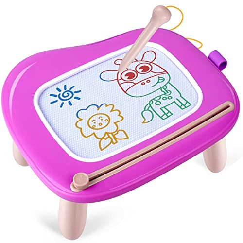 SCUATANBE Magnetic Drawing Board Magic Board Drawing Board Magic Painting Board for Children 1 2 3 Years Old Boys Girls von SCUATANBE