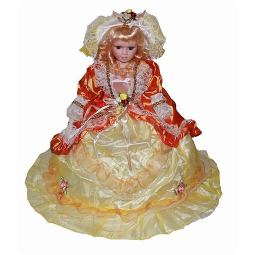 SCUDGOOD Sammlerstück Aus Viktorianischer Porzellan Prinzessin Dress Up Reborns Zarte Realistische Desktop Mittelstücke Aus Porzellan Mit Lockigem Haar Kinderkollektion von SCUDGOOD