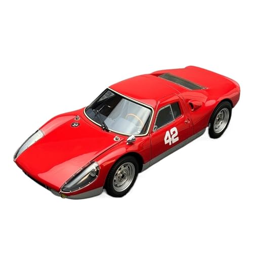Massstabsgetreues Modell Auto 1/18 for Carrera 904 GTS Fertig Luxus Legierung Auto Modell Metall Wohnzimmer Ornamente Fahrzeug Die-cast Fahrzeug(Red) von SCVWKAJA