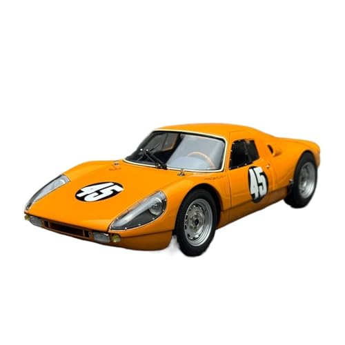 Massstabsgetreues Modell Auto 1/18 for Carrera 904 GTS Fertig Luxus Legierung Auto Modell Metall Wohnzimmer Ornamente Fahrzeug Die-cast Fahrzeug(Yellow) von SCVWKAJA