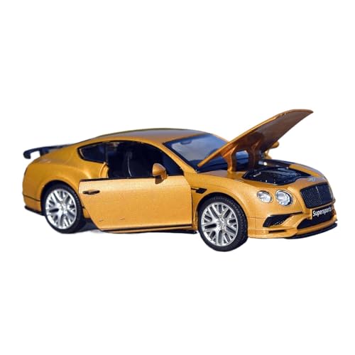 Massstabsgetreues Modell Auto 1/32 for Bentley Continental Simulation Legierung Auto Modell Replik Sport Auto Ornamente Sammlerstücke Die-cast Fahrzeug(Metallic) von SCVWKAJA