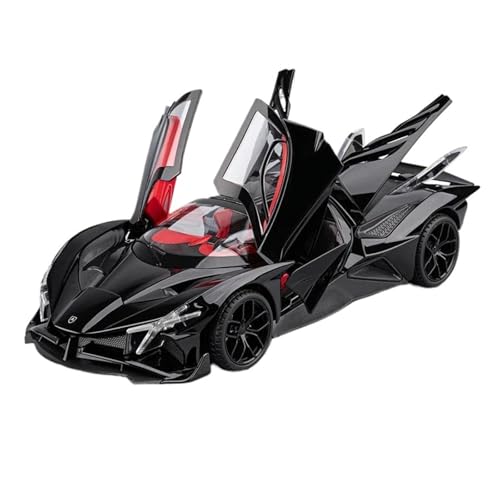 Massstabsgetreues Modell Auto 1:18 Für Apollo Projekt EVO Legierung Miniatur Statische Modell Auto Metall Sport Auto Ornamente Dekoration Die-cast Fahrzeug(Black) von SCVWKAJA