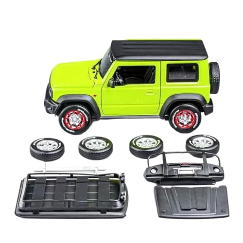 Massstabsgetreues Modell Auto 1:18 Für Suzuki Jimny SUV Maßstab Legierung Automodell Boutique Off-Road-Fahrzeug-Sammlung Hobby Ornamente Die-cast Fahrzeug(Assembled Version) von SCVWKAJA
