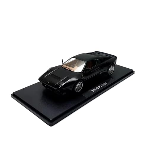 Massstabsgetreues Modell Auto 1:18 for Ferrari 288 GTO Hobby Collection Automodell Ornamente Classic Scale Alloy Sportwagen Die-cast Fahrzeug(Black) von SCVWKAJA