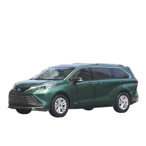 Massstabsgetreues Modell Auto 1:18 for Toyota Sienna MPV Scale Replica Statische Anzeige Legierung Auto Modell Sammlung Serie Die-cast Fahrzeug(Green) von SCVWKAJA
