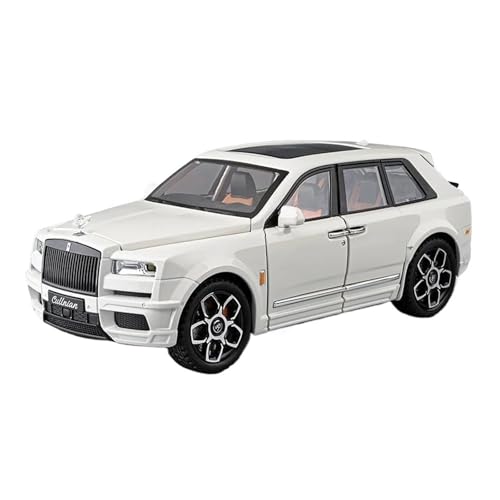 Massstabsgetreues Modell Auto 1:20 Für Rolls-Royce Cullinan SUV Replika Legierung Automodell Metall Sammlerhandwerk Dekorative Ornamente Die-cast Fahrzeug(White) von SCVWKAJA