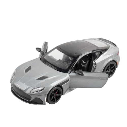 Massstabsgetreues Modell Auto 1:22 Für Aston Martin DBS Legierung Druckguss Super Sport Auto Modell Sammlung Ornamente Dekoration Die-cast Fahrzeug(Silver) von SCVWKAJA