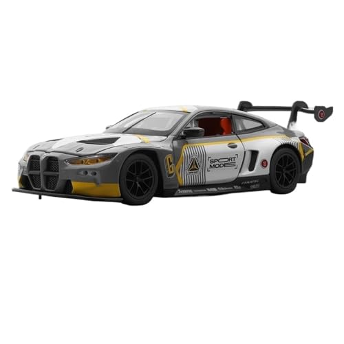 Massstabsgetreues Modell Auto 1:24 Für BMW M4 GT3 Super Sport Auto Legierung Metall Diecast Auto Modell Hobby Sammeln Die-cast Fahrzeug(Titanium) von SCVWKAJA