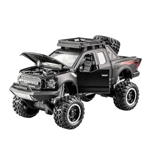 Massstabsgetreues Modell Auto 1:24 Für Cruiser SUV Legierung Druckguss Super Sport Auto Modell Sammlung Ornamente Dekoration Die-cast Fahrzeug(Black) von SCVWKAJA