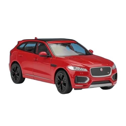 Massstabsgetreues Modell Auto 1:24 Für Jaguar F-Pace SUV Legierung Diecast Metall Skala Auto Modell Replik Fahrzeug Statische Sammlung Die-cast Fahrzeug(Red) von SCVWKAJA