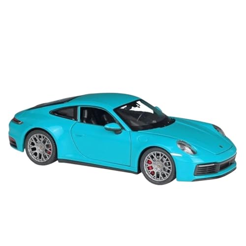 Massstabsgetreues Modell Auto 1:24 Für Porsche 911 Carrera 4S Legierung Diecast Metall Skala Auto Modell Replik Fahrzeug Statische Sammlung Die-cast Fahrzeug(Blue) von SCVWKAJA