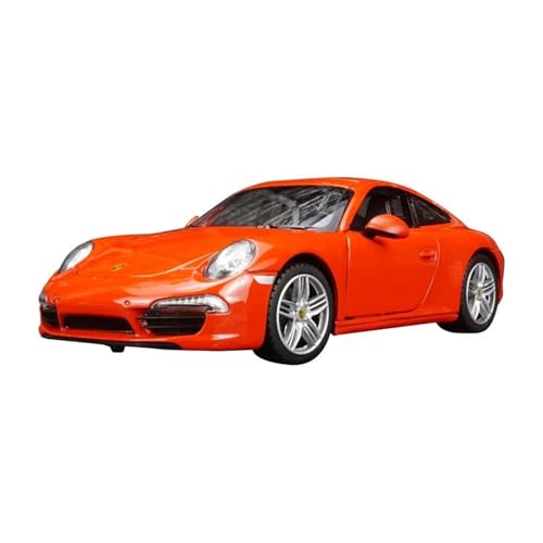 Massstabsgetreues Modell Auto 1:24 Für Porsche 911 Carrera Coupé Legierung Sportwagen Modell Metall Auto Modell Sound Und Licht Sammlung Die-cast Fahrzeug(Red) von SCVWKAJA