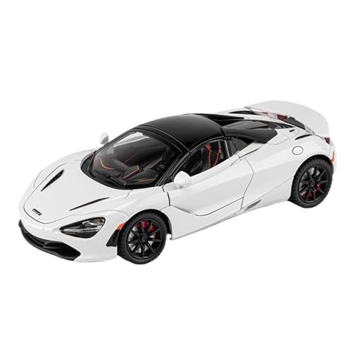 Massstabsgetreues Modell Auto 1:24 for McLaren 720s Exquisite Replika Statische Legierung Modell Auto Sammlung Sport Auto Ornamente Die-cast Fahrzeug(White) von SCVWKAJA