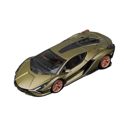 Massstabsgetreues Modell Auto 1:25 Für Lamborghini Sian FKP 37 Miniatur-Legierung Simulation Automodell Trendy Ornamente Home Dekoration Die-cast Fahrzeug(Gold) von SCVWKAJA