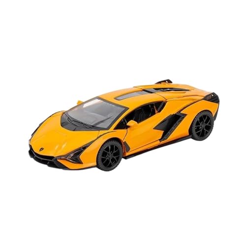 Massstabsgetreues Modell Auto 1:32 Für Lamborghini Sian FKP 37 Luxus-Mini-Auto Legierung Metall Auto Modell Ornamente Mode-Accessoires Die-cast Fahrzeug(Yellow) von SCVWKAJA