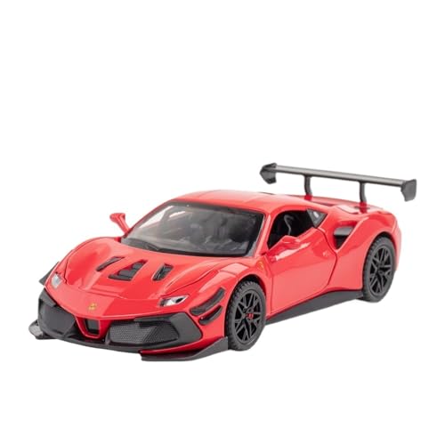 Massstabsgetreues Modell Auto 1:32 for Ferrari LaFerrari 488 Simulation Legierung Auto Modell Replik Sport Auto Ornamente Sammlerstücke Die-cast Fahrzeug(Red) von SCVWKAJA
