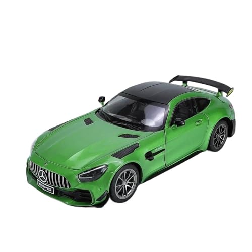 SCVWKAJA Massstabsgetreues Modell Auto 1/18 Für Benz AMG GTR Sorgfältig Entworfene Statische Sammlung Automodell Legierung Fahrzeug Ornamente Die-cast Fahrzeug(Green) von SCVWKAJA