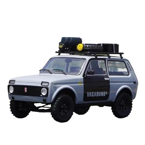 SCVWKAJA Massstabsgetreues Modell Auto 1/18 Für Lada NAVI 1600 SUV Legierung Automodell Klassisches Metallautomodell Ornamente Sammlung Handwerk Die-cast Fahrzeug(Chrome) von SCVWKAJA