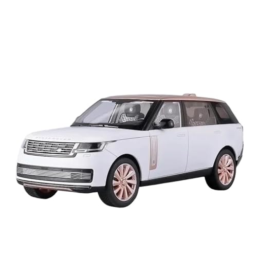 SCVWKAJA Massstabsgetreues Modell Auto 1/18 Für Land Range Rover 2022 Maßstab Legierung Automodell Boutique Off-Road-Fahrzeug-Sammlung Hobby Ornamente Die-cast Fahrzeug(White) von SCVWKAJA