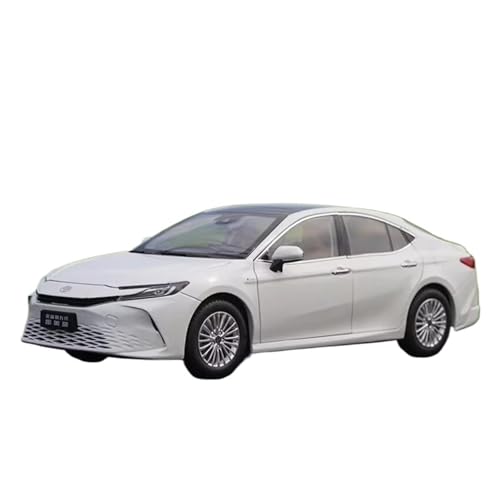 SCVWKAJA Massstabsgetreues Modell Auto 1/18 Für Toyota Camry Legierung Metall Skala Modell Auto Bibliothek Rezeption Display Trendy Ornamente Die-cast Fahrzeug(White) von SCVWKAJA