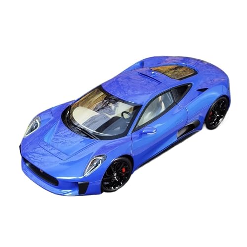 SCVWKAJA Massstabsgetreues Modell Auto 1/18 for Jaguar C-X75 2015 Fertig Luxus Legierung Auto Modell Metall Wohnzimmer Ornamente Fahrzeug Die-cast Fahrzeug(Blue) von SCVWKAJA
