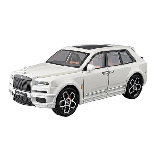 SCVWKAJA Massstabsgetreues Modell Auto 1/20 Für Rolls-Royce Cullinan Metalllegierung Modell Simulation Fahrzeug Replik Sammlung Handwerk Ornamente Die-cast Fahrzeug(White) von SCVWKAJA