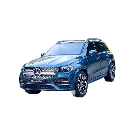 SCVWKAJA Massstabsgetreues Modell Auto 1/24 for Benz GLE350 Zinklegierung Klassische Replika Automodell Maßstab Fertige Modell Ornamente Die-cast Fahrzeug(Blue) von SCVWKAJA