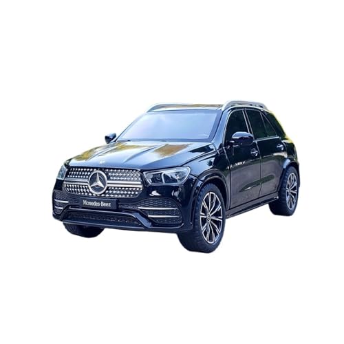 SCVWKAJA Massstabsgetreues Modell Auto 1/24 for Mercedes-Benz GLE350 Miniatur Klassische Legierung Auto Modell Metall Ornamente Hobby Sammlung Die-cast Fahrzeug(Black) von SCVWKAJA