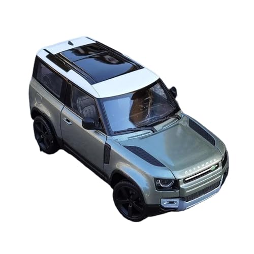 SCVWKAJA Massstabsgetreues Modell Auto 1/26 Für Land Rover Defender SUV Mini Legierung Automodell Diecast Metall Geländewagen Büro Dekoration Die-cast Fahrzeug(Green) von SCVWKAJA