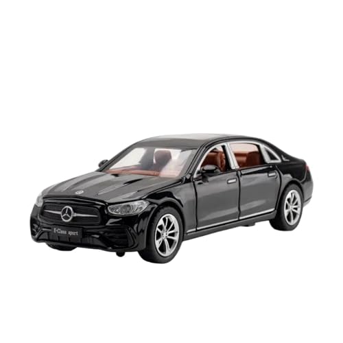 SCVWKAJA Massstabsgetreues Modell Auto 1/32 Für Mercedes-Benz E300L Limousine Legierung Metall Modell Auto Sammlung Hobby Modell Display Ornamente Die-cast Fahrzeug(Black) von SCVWKAJA
