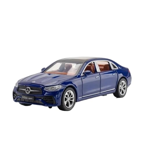 SCVWKAJA Massstabsgetreues Modell Auto 1/32 Für Mercedes-Benz E300L Limousine Legierung Metall Modell Auto Sammlung Hobby Modell Display Ornamente Die-cast Fahrzeug(Blue) von SCVWKAJA