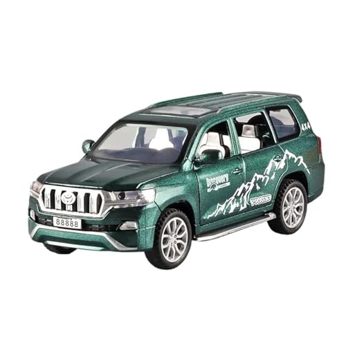 SCVWKAJA Massstabsgetreues Modell Auto 1/32 Für Toyota Prado Replik Legierung Auto Modell Klassische Handwerk Dekoration Sammlung Ornamente Die-cast Fahrzeug(Green) von SCVWKAJA