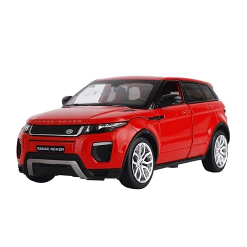SCVWKAJA Massstabsgetreues Modell Auto 1/32 for Land Rover Aurora Klassisches Dekoratives Modell Legierung Metall Automodell Sammlung Display Ornamente Die-cast Fahrzeug(Red) von SCVWKAJA