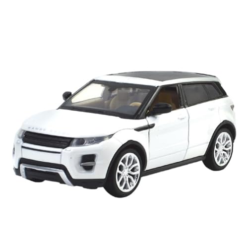 SCVWKAJA Massstabsgetreues Modell Auto 1/32 for Land Rover Aurora Klassisches Dekoratives Modell Legierung Metall Automodell Sammlung Display Ornamente Die-cast Fahrzeug(White) von SCVWKAJA