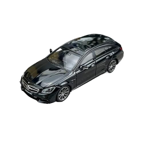 SCVWKAJA Massstabsgetreues Modell Auto 1/64 for Mercedes Benz CLS63 Klassische Simulation Legierung Auto Modell Nostalgische Sammlung Handwerk Ornamente Die-cast Fahrzeug(Black) von SCVWKAJA
