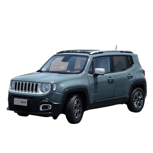 SCVWKAJA Massstabsgetreues Modell Auto 1: 18 Für Fick Jeep Maßstab Legierung Auto Modell Boutique Off-Road Fahrzeug Sammlung Hobby Ornamente Die-cast Fahrzeug(Titanium) von SCVWKAJA