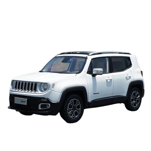 SCVWKAJA Massstabsgetreues Modell Auto 1: 18 Für Fick Jeep Maßstab Legierung Auto Modell Boutique Off-Road Fahrzeug Sammlung Hobby Ornamente Die-cast Fahrzeug(White) von SCVWKAJA