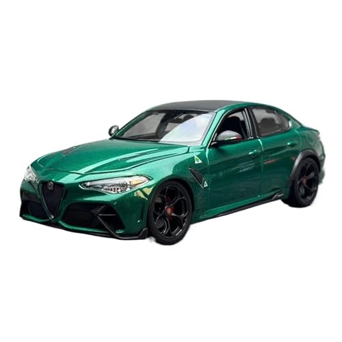 SCVWKAJA Massstabsgetreues Modell Auto 1:18 Für Alfa Romeo Giulia GTAm Luxus-Mini-Auto Legierung Metall Auto Modell Ornamente Mode-Accessoires Die-cast Fahrzeug(Green) von SCVWKAJA