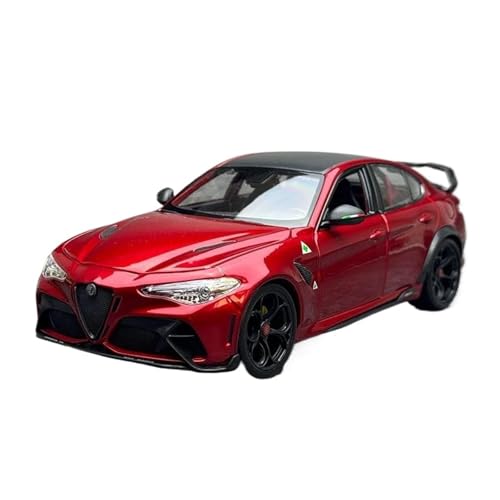 SCVWKAJA Massstabsgetreues Modell Auto 1:18 Für Alfa Romeo Giulia GTAm Luxus-Mini-Auto Legierung Metall Auto Modell Ornamente Mode-Accessoires Die-cast Fahrzeug(Red) von SCVWKAJA