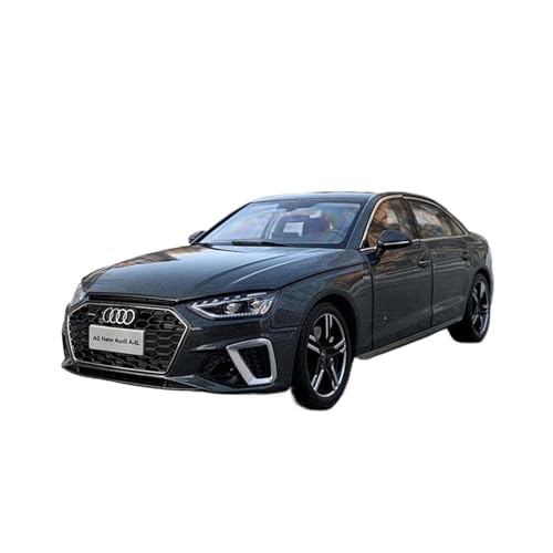 SCVWKAJA Massstabsgetreues Modell Auto 1:18 Für Audi A4 2024 Vintage Fahrzeug Auto Modell Klassische Legierung Metall Modell Display Souvenir Die-cast Fahrzeug(Titanium) von SCVWKAJA