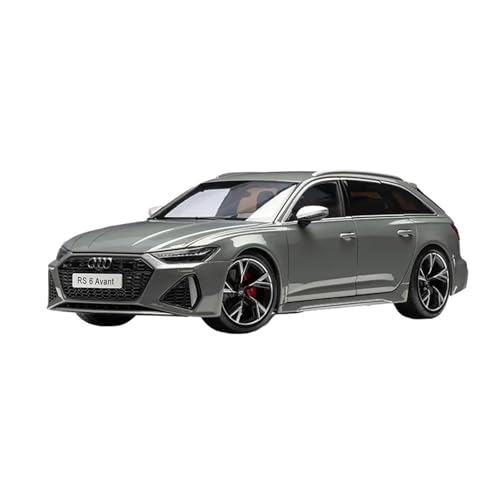 SCVWKAJA Massstabsgetreues Modell Auto 1:18 Für Audi RS6 C8 Avant Legierung Auto Modell Souvenir Metall Druckguss Display Hobby Sammlung Die-cast Fahrzeug(Green) von SCVWKAJA