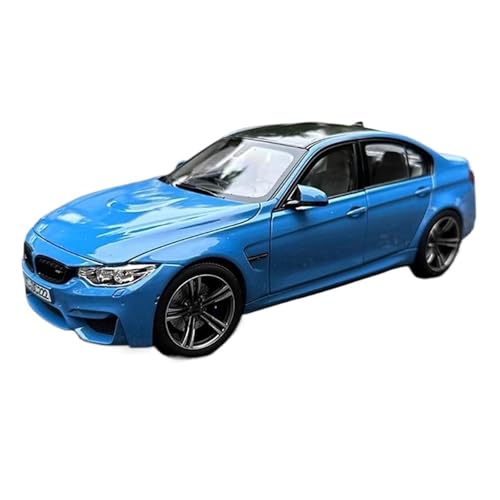 SCVWKAJA Massstabsgetreues Modell Auto 1:18 Für BMW M3 Klassisches Legierungsautomodell Metallsimulationsfahrzeug Handwerkssammlung Ornamente Die-cast Fahrzeug(Blue) von SCVWKAJA