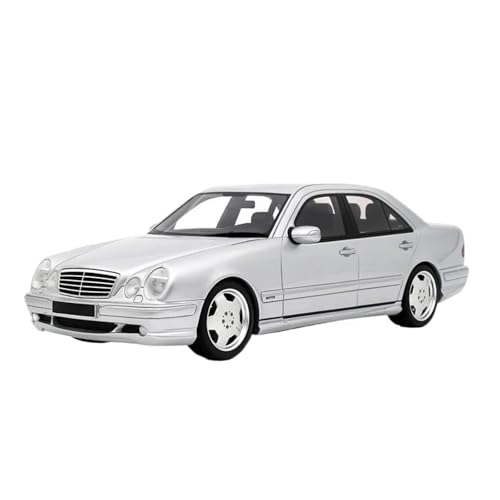 SCVWKAJA Massstabsgetreues Modell Auto 1:18 Für Benz E55 W210 2001 Legierung Körper Gummi Reifen Miniatur Metall Auto Modell Ornamente Sammlung Die-cast Fahrzeug von SCVWKAJA