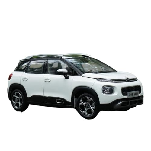 SCVWKAJA Massstabsgetreues Modell Auto 1:18 Für Citroen C4 Aircross SUV Oldtimer Fahrzeug Automodell Klassisches Metallmodell Display Souvenir Die-cast Fahrzeug(White) von SCVWKAJA