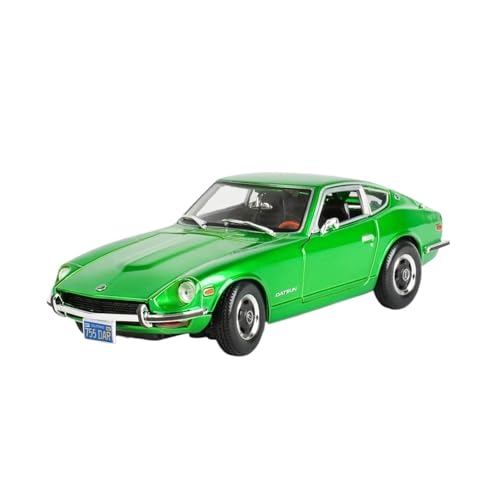 SCVWKAJA Massstabsgetreues Modell Auto 1:18 Für Datsun 240Z 1971 Sportwagen Maßstab Legierung Auto Modell Sammlung Replik Exquisite Ornamente Die-cast Fahrzeug(Green) von SCVWKAJA