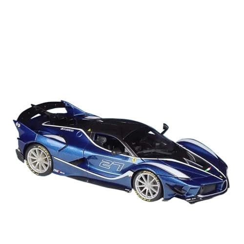 SCVWKAJA Massstabsgetreues Modell Auto 1:18 Für Ferrari FXX K EVO Exquisite Legierung Auto Modell Metall Sammeln Simulation Auto Dekoration Die-cast Fahrzeug(Blue) von SCVWKAJA