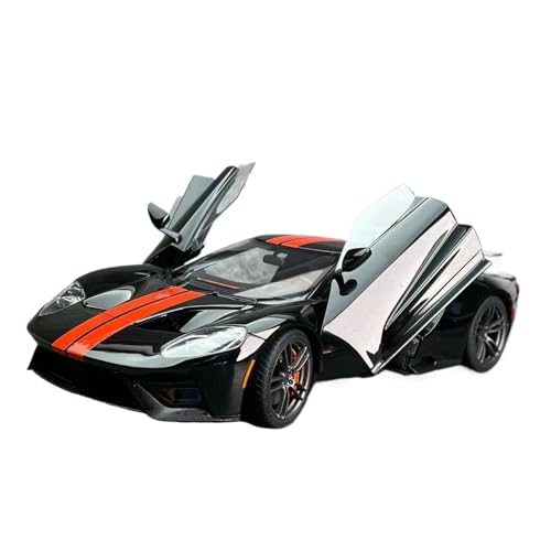 SCVWKAJA Massstabsgetreues Modell Auto 1:18 Für Ford GT Maßstab Metall Simulation Auto Modell Ornamente Miniatur Sammlung Von Kunst Die-cast Fahrzeug(Black) von SCVWKAJA